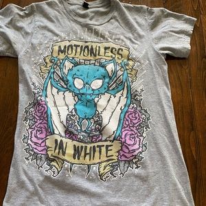 Motionless in white band tee